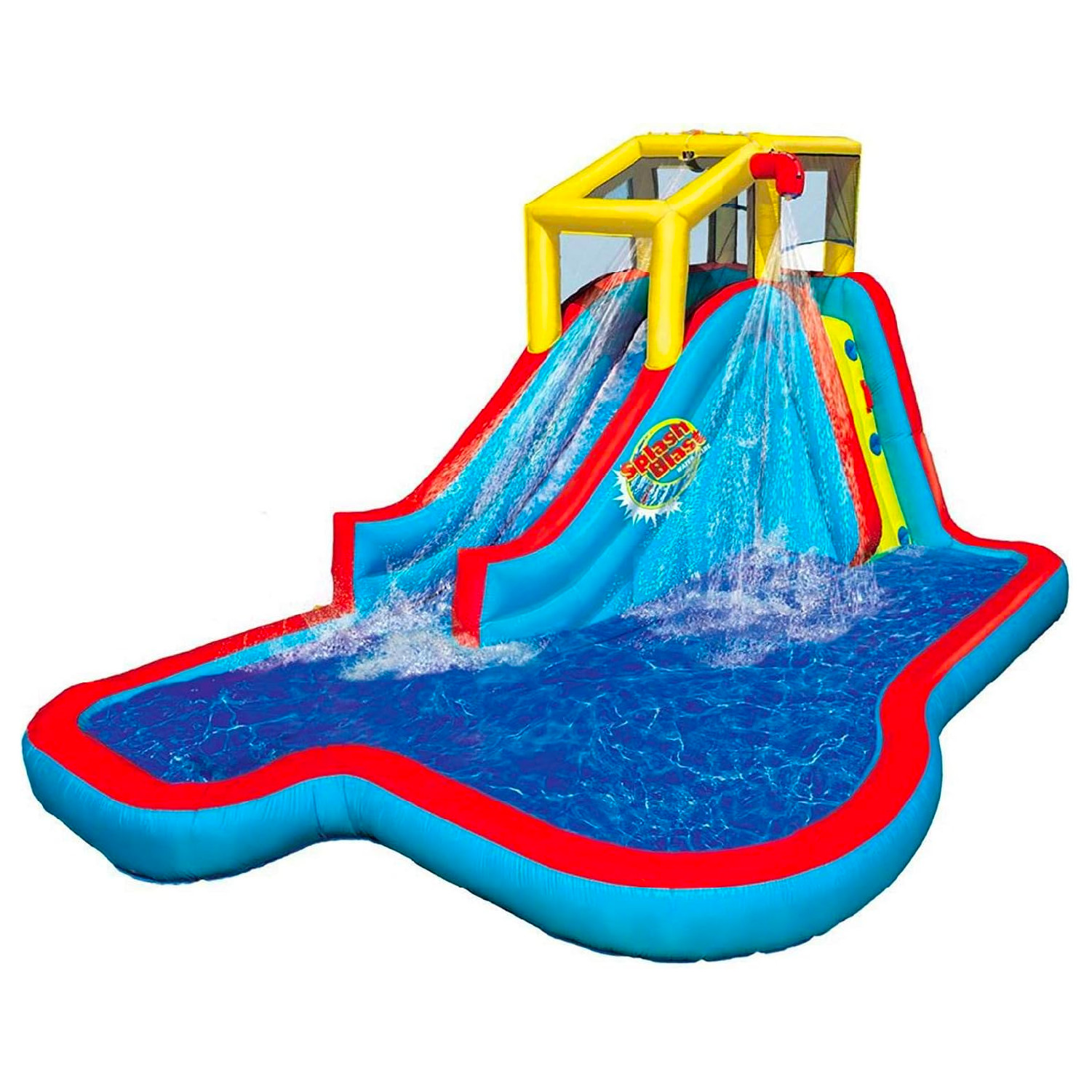 Banzai Slide N' Soak Inflatable Outdoor Kids Splash Pool Water Park Play Center gallery