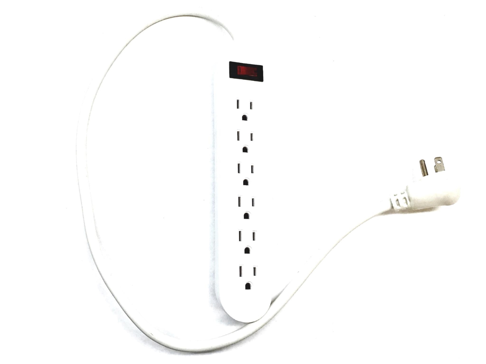 Intertek 15A 125VAC 60Hz 1875W 6 Outlet Power Strip 5009873 [Lot of 3] USED gallery