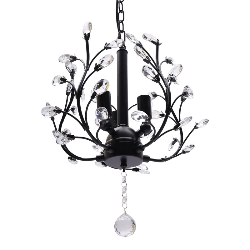 Mini Crystal Ceiling Light Chandelier E12 Pendant Hanging Lamp Fixture Kitchen gallery