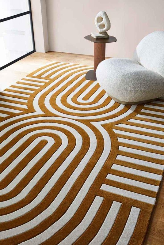 Handmade Rug | Irregular Rug | Wool Rugs | Living Room Rug | Tufted A388 gallery
