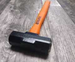 Truper 3 lb. Engineering Sledge Hammer with 14″ Inch Fiberglass Handle MD-3F