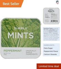 Compatible with All Devices Peppermint Breath Mints 30 Pieces Non-GMO Pack o…