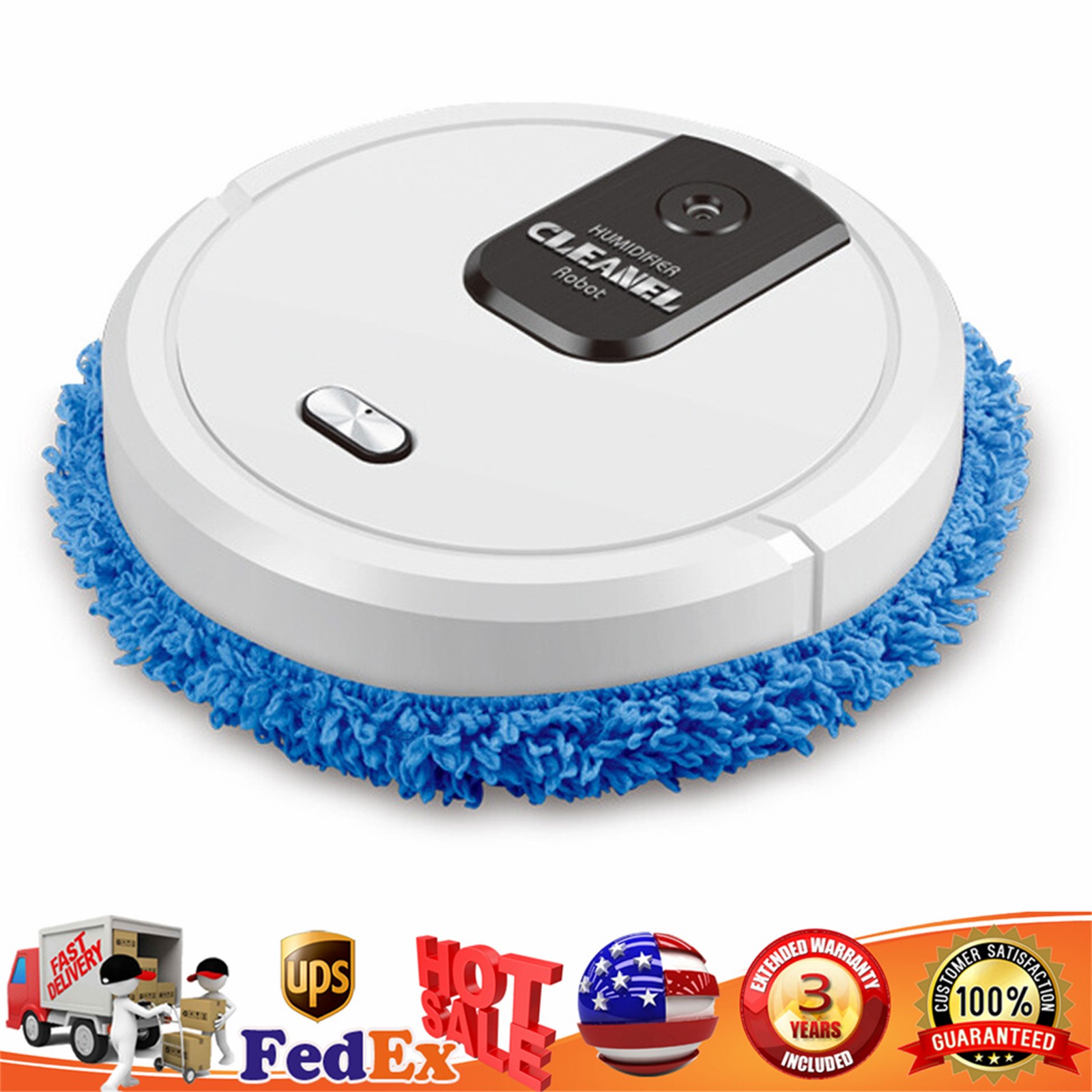 3 In 1 Smart Robot Floor Sweeper and Mopping Machine with USB Charging gallery