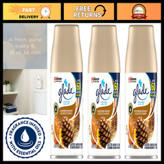 Automatic Spray Refill – Cashmere Woods – 6.2 Oz, Pack of 3, Air Freshener
