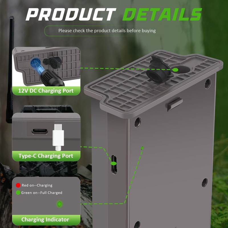✅4x Battery Replace for Tactacma Hunting Camera Reveal X Gen 3.0, 2.0, X Pro 3.0 gallery