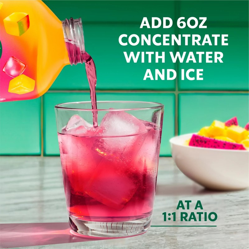 Starbucks Refreshers Concentrate Mango Dragonfruit,Refreshing Drink,32 fl oz. gallery