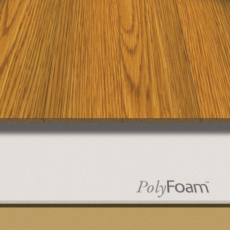 PolyFoam Multipurpose Foam Underlayment – 100 sq ft Roll for Laminate & Wood ... gallery