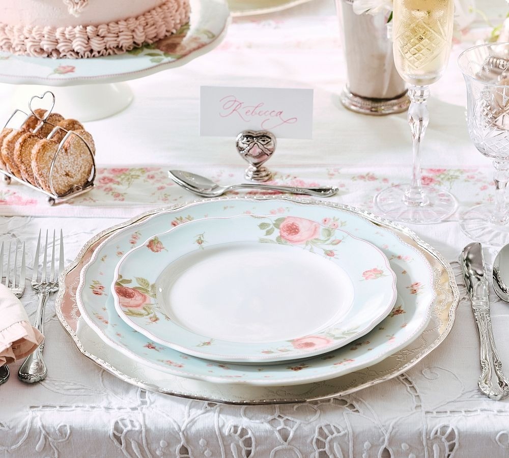 Pottery Barn-LoveShackFancy Garden Floral Dinnerware Set gallery