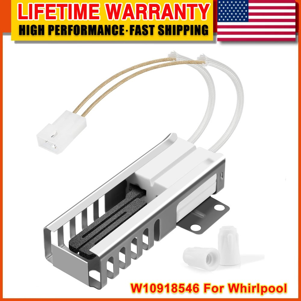 Gas Range Oven Igniter For Whirlpool Roper Amana Estate W10918546 WPW10140611 gallery