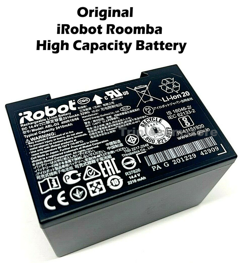 New OEM iRobot Roomba i2 i2+ High Capacity Lithium Ion Battery 2410mAh - ABL-D2 gallery
