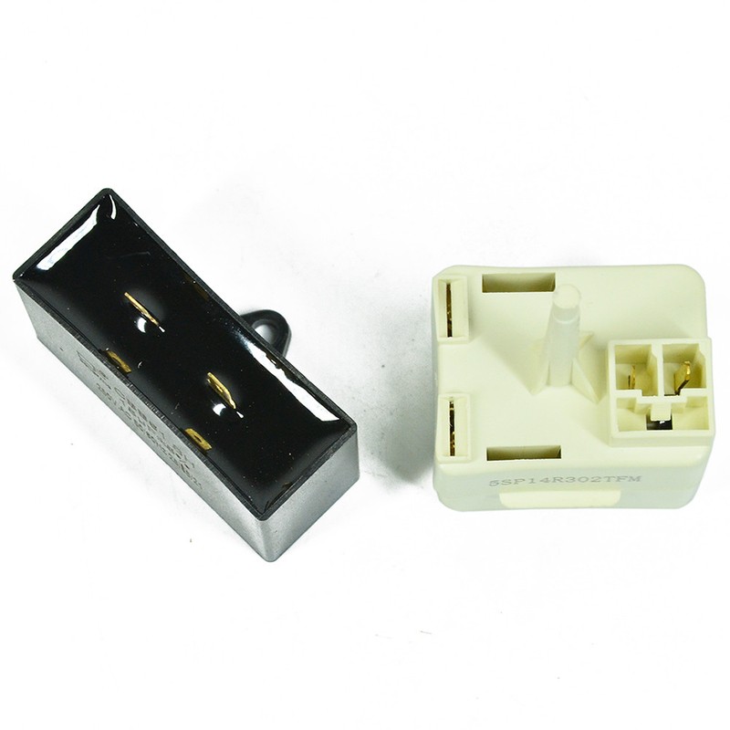 Refrigerator Compressor Start Relay & Capacitor For Whirlpool Maytag W10613606 gallery