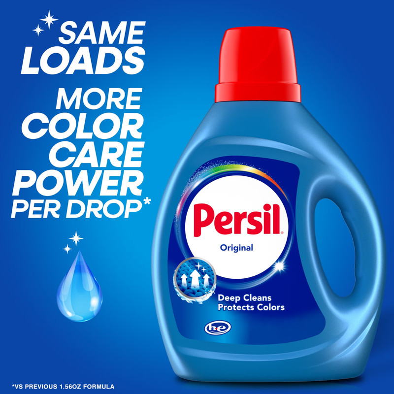 Persil Deep Clean Liquid Laundry Detergent, Original, 84 fl oz, 64 loads,3pack gallery