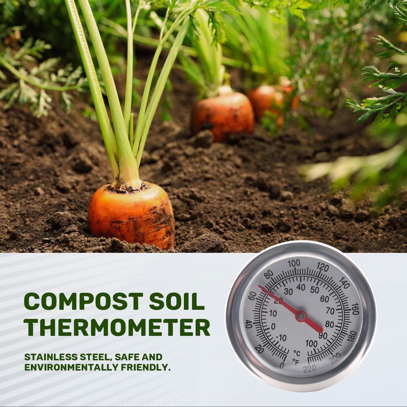Long Stem Compost Soil - Fast Response Stainless Steel 20 Inch - Measuring1014 gallery
