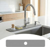 Customizable Kitchen Sink Faucet Mat: 30" Lx5.5 W Splash Guard, Pre-Cut Center H gallery