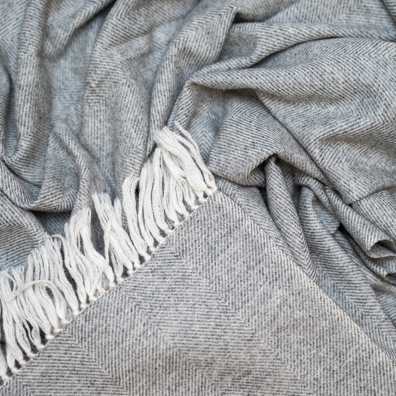 Extra Soft Cashmere High Quality Blanket / Throw Travel - Made in Nepal 56"X92" gallery
