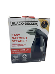 BLACK+DECKER Easy Garment Steamer Quick Heat Up Vaporizador NEW