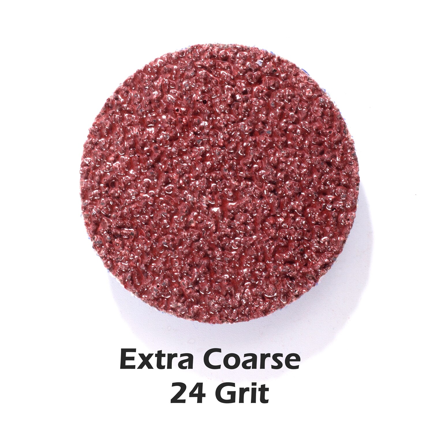 25PC 3 inch 24 Grit Quick Change Roll Lock Grinding Sanding Disc for Die Grinder gallery