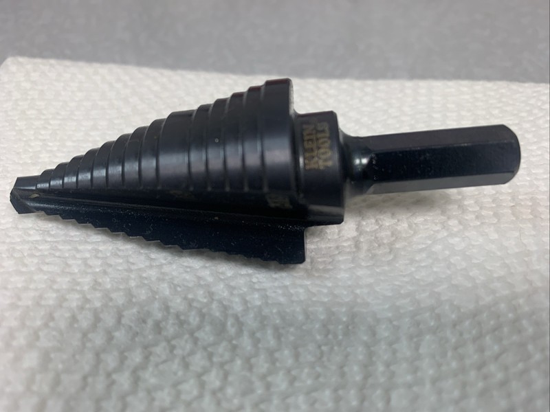 Klein Tools QRST11 Step Drill Bit, Quick Release Spiral Flute 7/8 to 1-1/8 In gallery