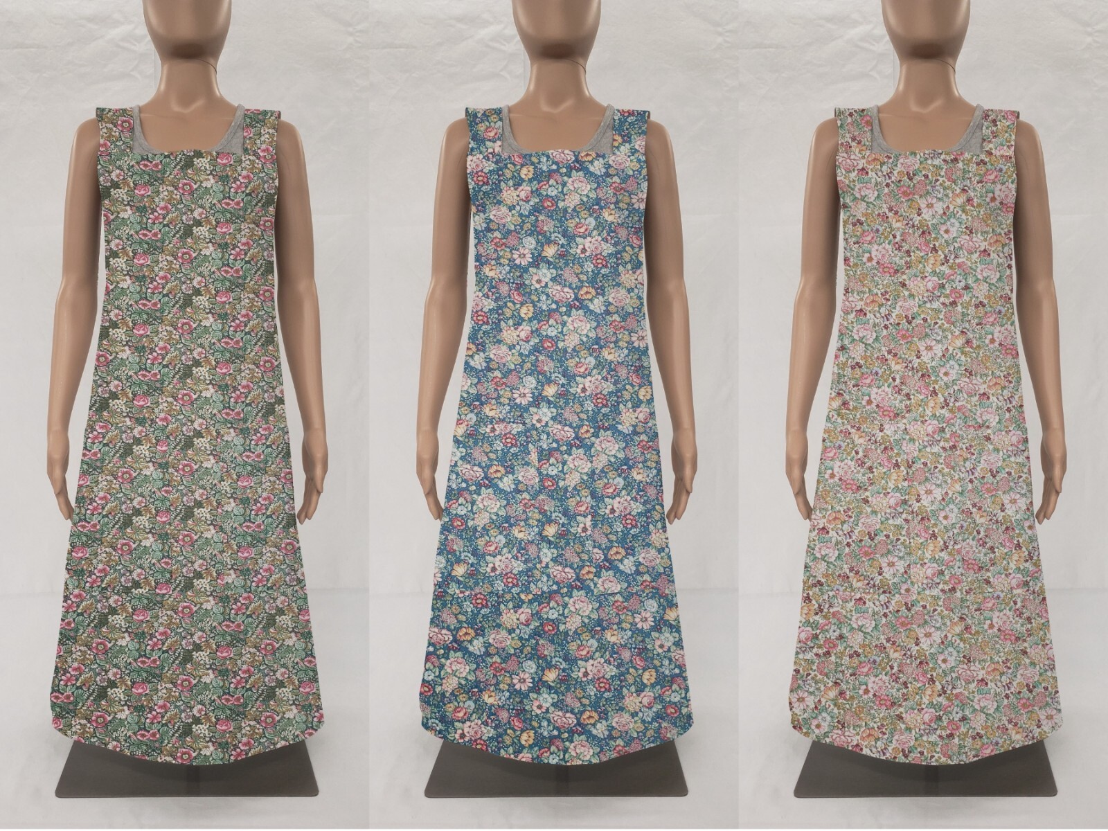 Rose Garden Cross Back Apron (3 Colors Available) gallery