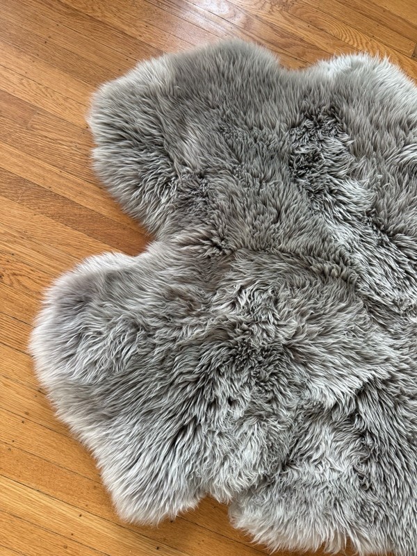 Sheepskin Gray Rug 72”x44” gallery