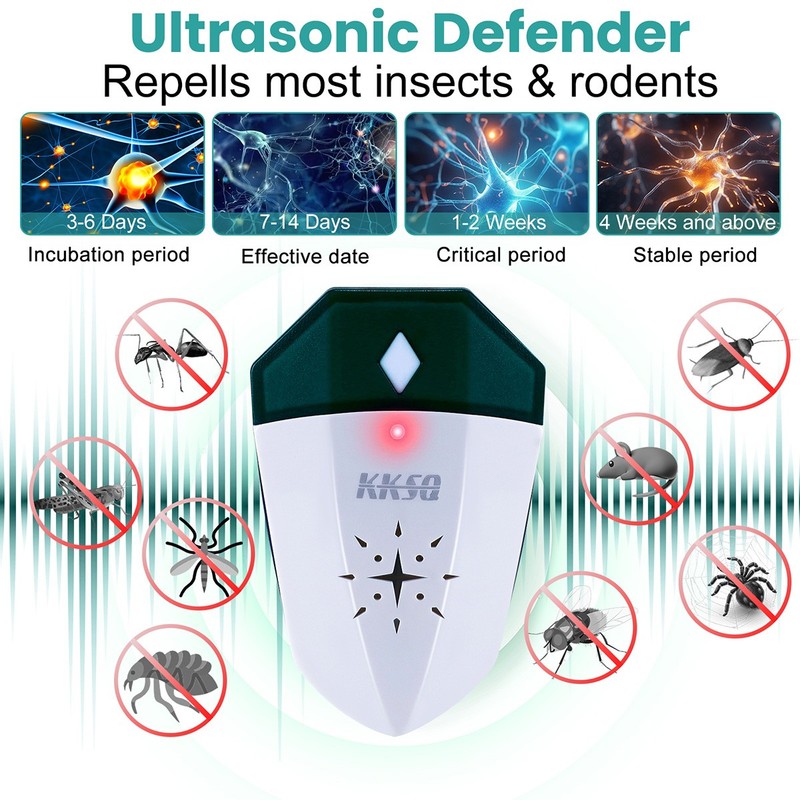 Ultrasonic Pest Reject Plug in Repellent Home Mice Rat Cockroach Control Deter gallery