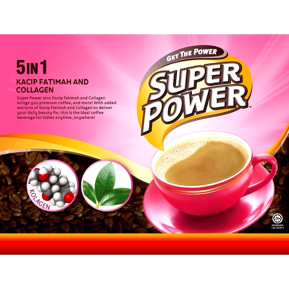 Super Power 5-In-1 Instant Coffee with Collagen 20 Sticks x 22g (Pack of 2)~2027 gallery