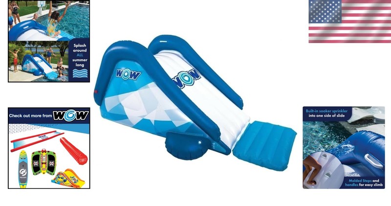 Cascade Design Inflatable Slide with Water Sprinkler - Family Fun in Your Pool gallery
