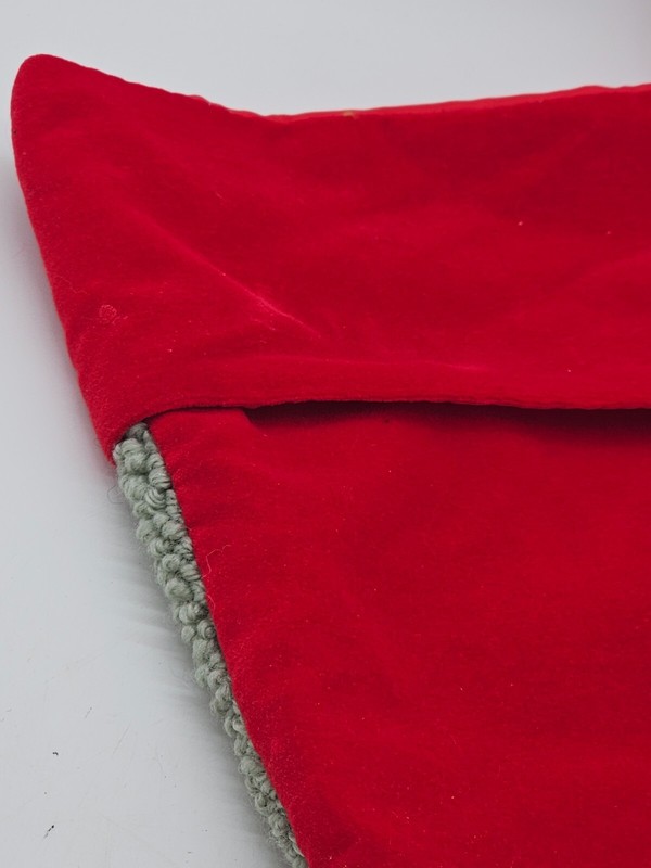 Christmas Stocking Punch Needle Tufted Embroidered Santa Snowman Velvet gallery