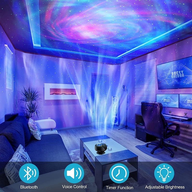 Star Projector Galaxy Night Light Starry Nebula Ceiling LED Lamp Remote Control gallery