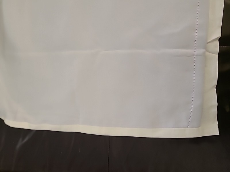 DRAPE 100% LINEN FACE 100% POLYESTER LINING 50X108IN 3IN1POLETOP POTTERY BARN gallery