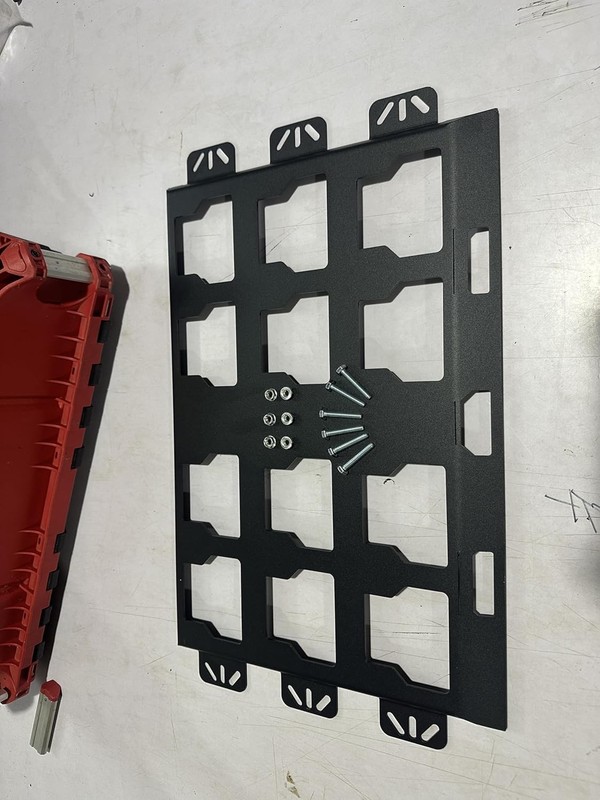 For Milwaukee Packout Wall Mount Packout Mounting Plate, Metal Base for Milwauke gallery