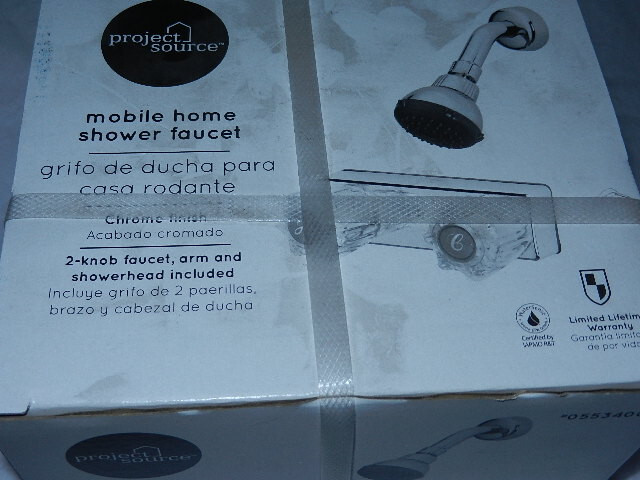 new no warranty project source Mobile Home Chrome Shower Faucet & showerhead gallery