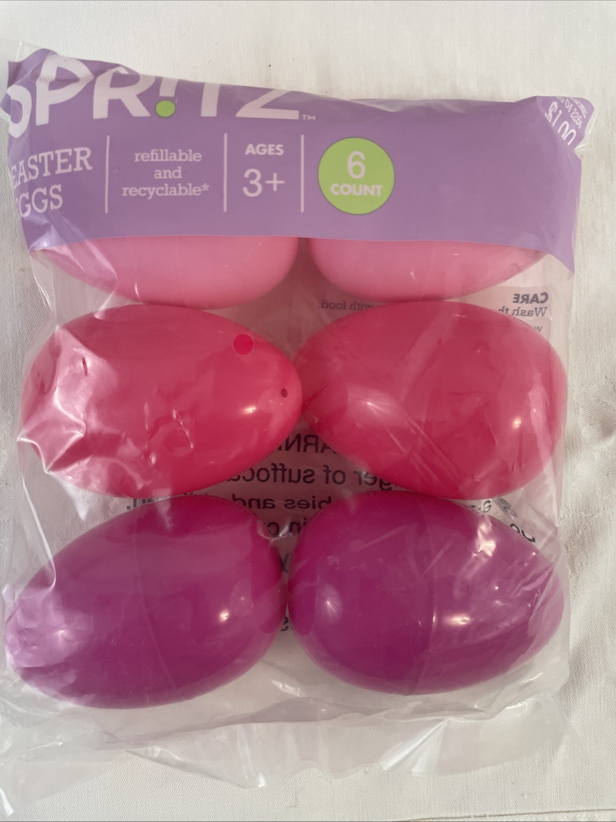 48 3" X 2 Inch Spritz Plastic Fillable Easter Eggs Multi Color New gallery