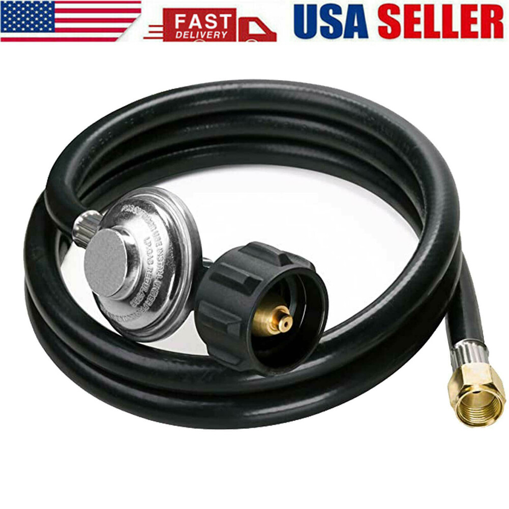 5FT Low Pressure QCC1 Propane Regulator Hose for LP Gas Grill Heater Fire Pit gallery