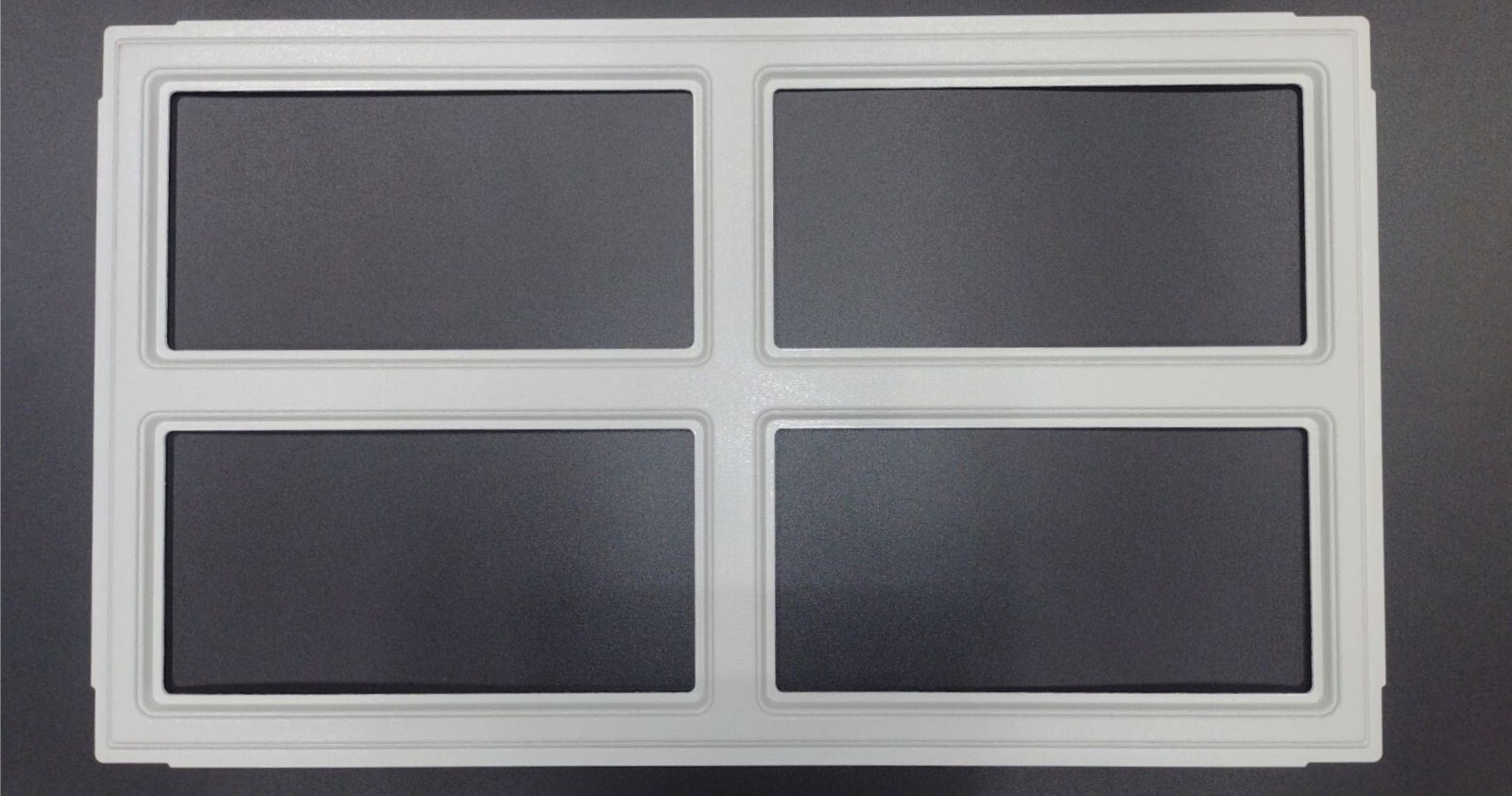 Colonial 509 Set of 8 Window Inserts/Short Panel Clopay Garage Doors White gallery