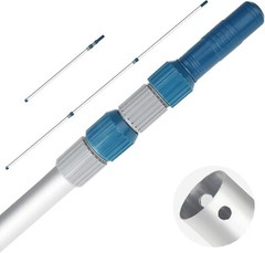 Pool Pole – Professional 12 Foot Telescoping Swimming Pool Cleaning Poles, Adjus