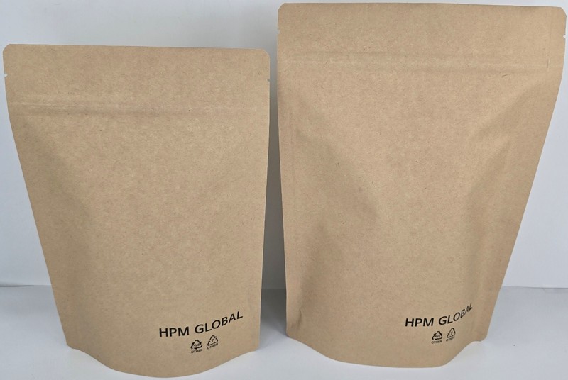 HPM GLOBAL Food Pouch 2 – 25 Pack | Eco-Friendly Kraft Bags | Made in Korea gallery