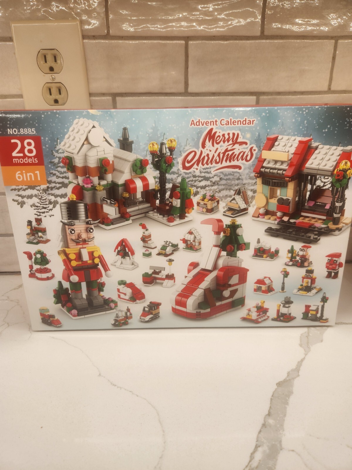 Building Blocks 2023 6 In 1 28 Models Merry Christmas Advent Calendar New In Box gallery