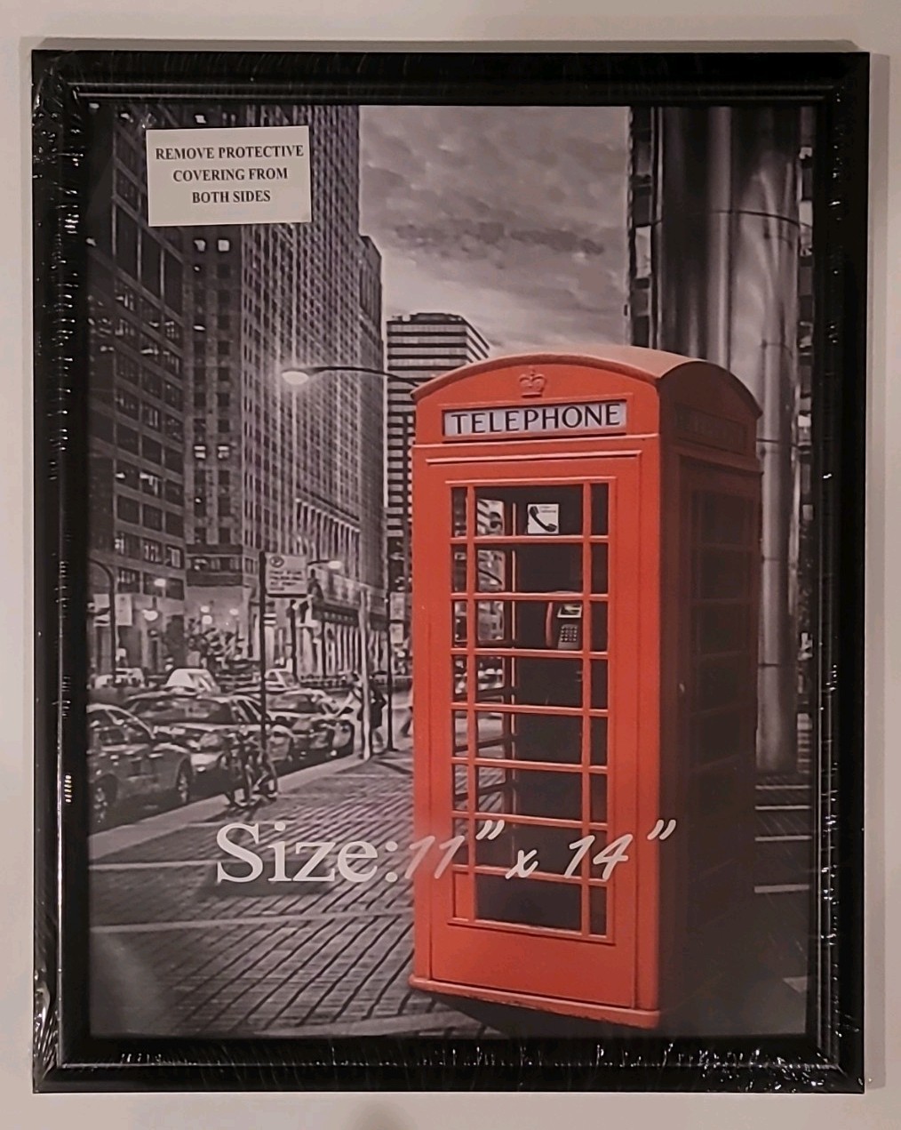 11 x 14 Black Rectangle Photo Frame Wall Mounted Rear-Loading, SKU CH180605N gallery