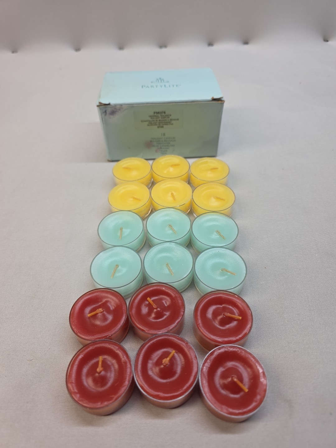 NIB PartyLite 18 Universal Tealights Sampler gallery