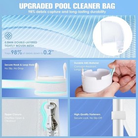 5 Pack Pool Cleaner Bags for Polaris 280 & 480 Replacement gallery