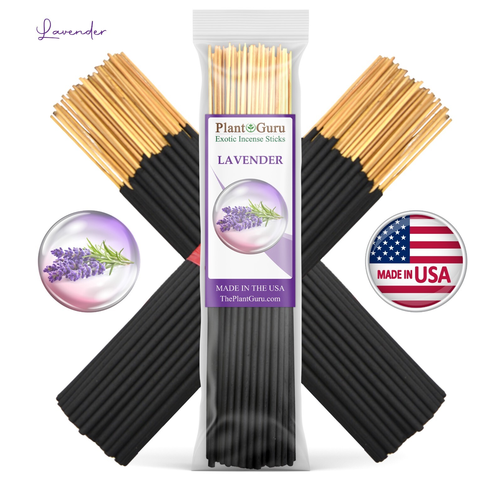 LAVENDER Incense Sticks 7" Bulk Pack Wholesale Hand Dipped Lot gallery