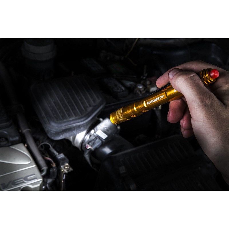 STEELMAN PRO 78736 USB Rechargeable LED Pen Light Flashlight Hurricane 70 Lumes gallery