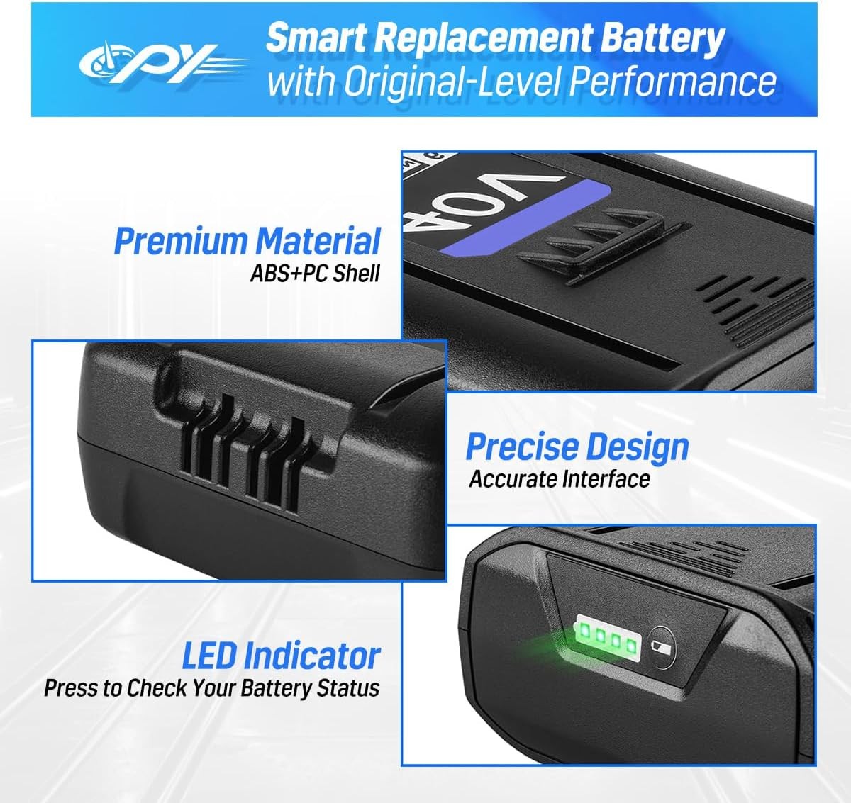 1x 40V 3.5Ah For Kobalt 40Volt Max Li-Ion Battery KB440-03 KB2540C-06 KB640-03 gallery