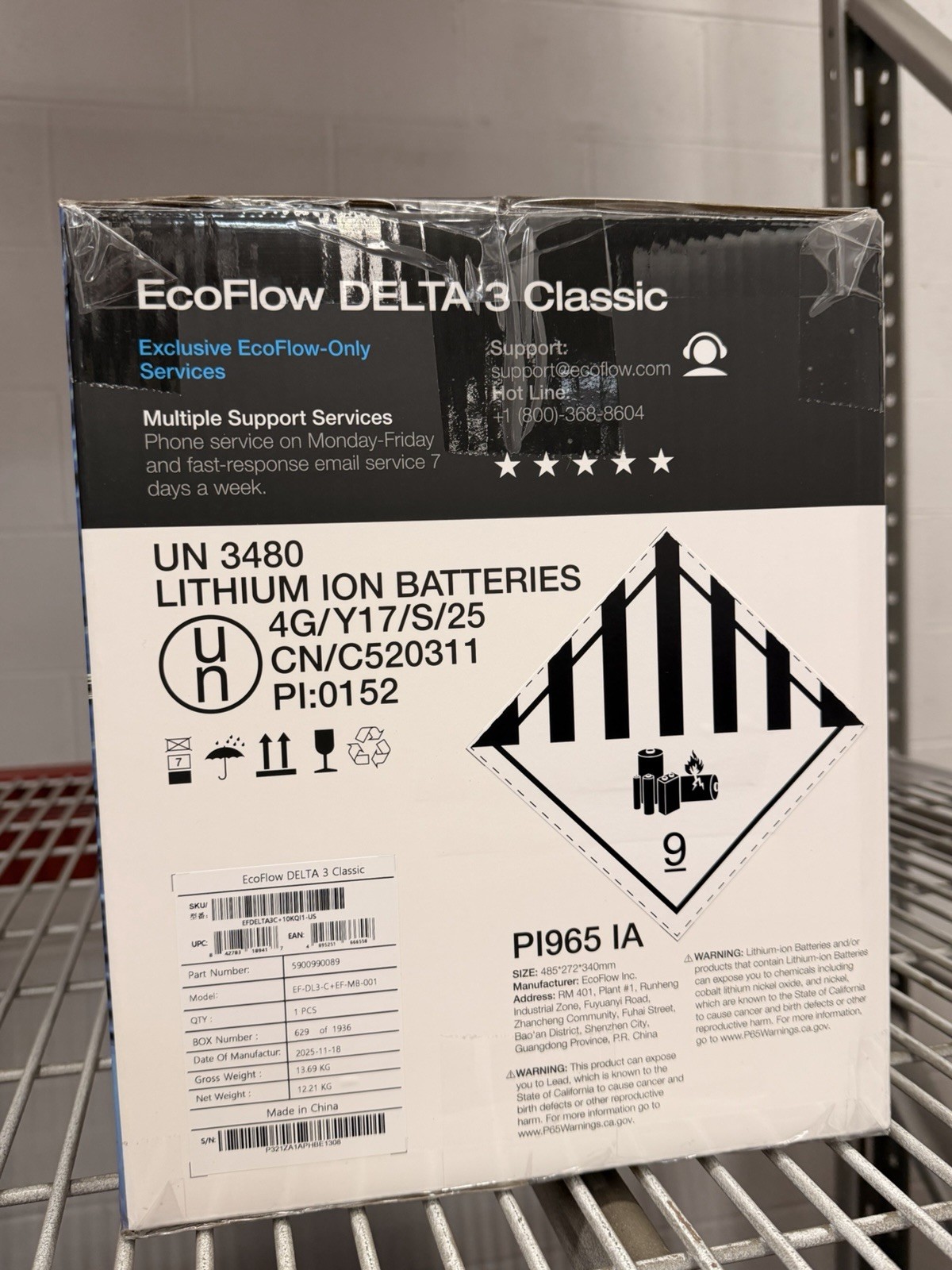 EcoFlow DELTA 3 Classic Portable Power Station 1400W 120V AC/DC Inverter gallery