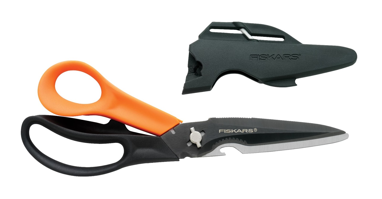 Fiskars Multipurpose Straight Blade Garden Shears, Black and Orange gallery