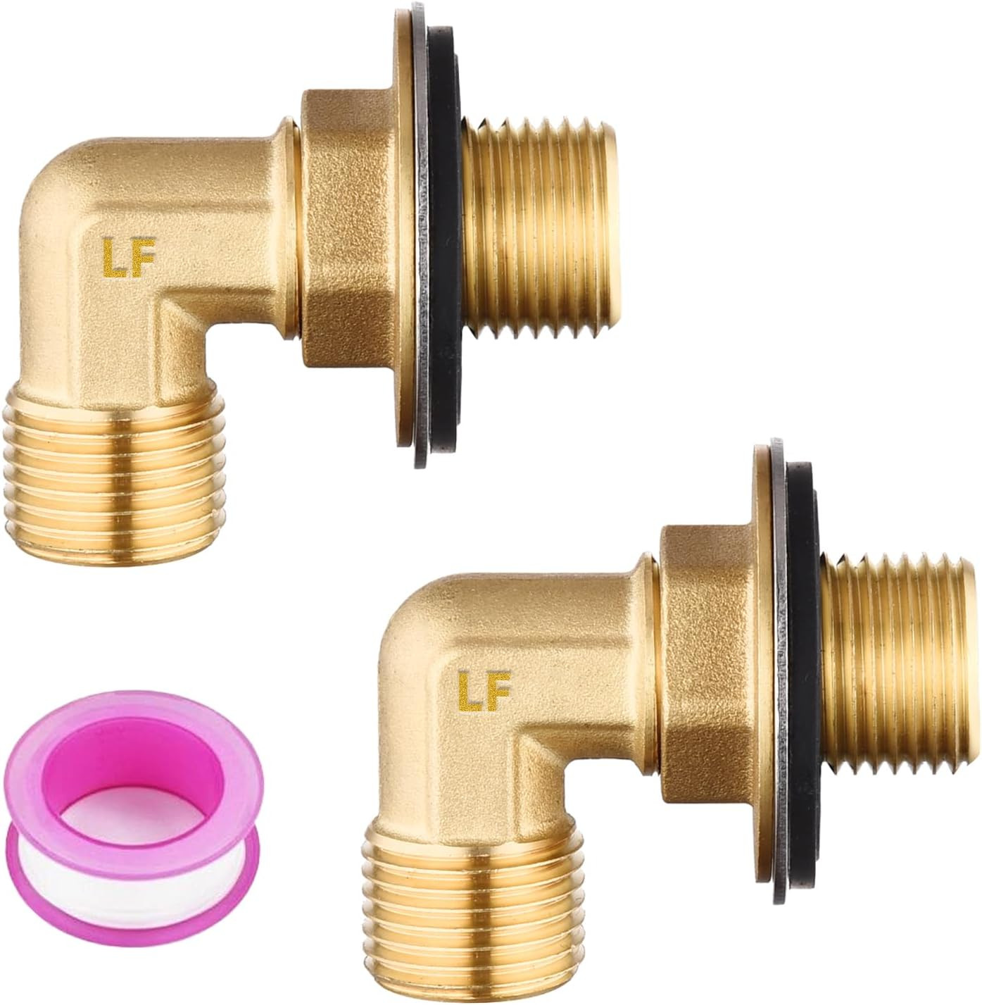Wall Mount Commercial Faucet Installation Kit 90° Lead-Free Backsplash for Stain gallery