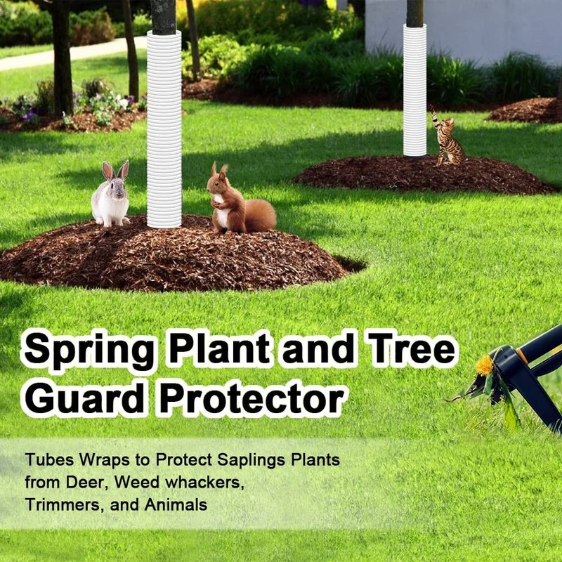Corrugated Tree Guards, Tree Trunk Protectors, Tree Bark Protector Sleeve gallery