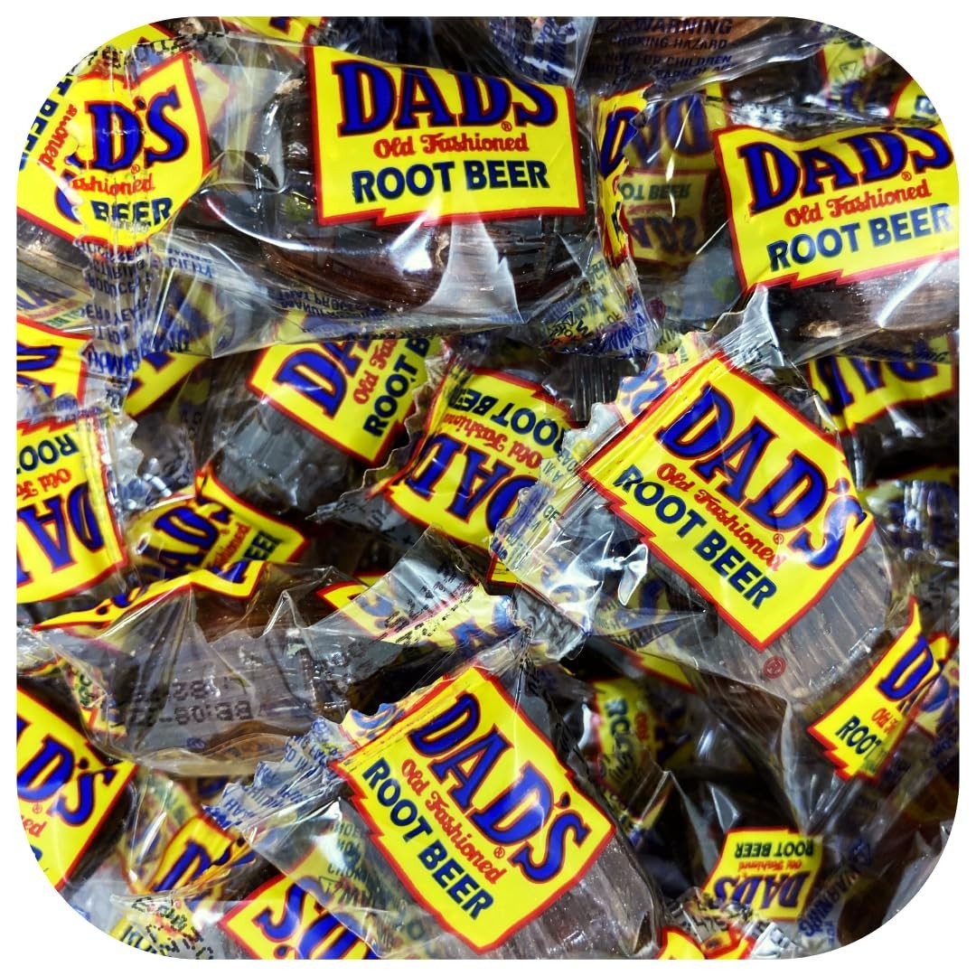 Bulk Root Beer Barrels Candy - 2lb Bag, Old Fashioned Hard Candy, Individually W gallery