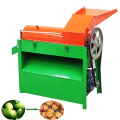 Green Walnut Peeling&Cleaning Machine Green Walnut Sheller Peeler 220V 1000KG/H